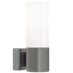 Nordlux Tangens Applique Murale Verre et Métal Gris - Extérieur | IP44 - Convient pour E14