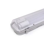 Noxion LED Waterdichte Montagebalk Behuizing Poseidon V2.0 incl. 2x Noxion LED Buis T8 Standard Output 17.5W 2x1800lm - 830 Warm Wit | 120cm