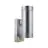 Nordlux Tin Applique Murale Métal et Verre Gris Up & Down - Extérieur | 76mm - IP54 - Détecteur de Mouvement et de Lumière - Convient pour 2x GU10