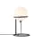 Nordlux Tafellamp Wilson Glas en Metaal Zwart | Geschikt voor 1x G9